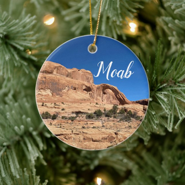 Adorno De Cerámica Navidades de Moab Utah (Árbol)