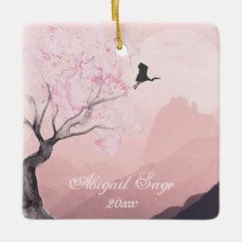 Adorno De Cerámica Navidades de Montaña japoneses personalizados