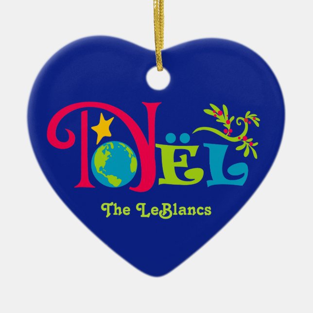 Adorno De Cerámica Navidades de Noël (Frente)