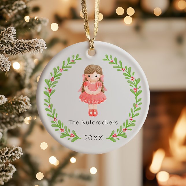 Adorno De Cerámica Navidades de Nutcracker Clara (Subido por el creador)