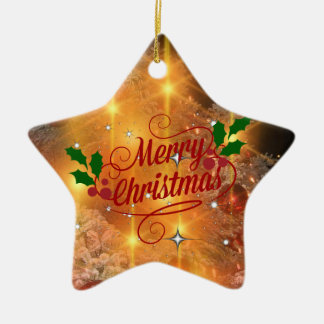 Adorno De Cerámica Navidades de oro