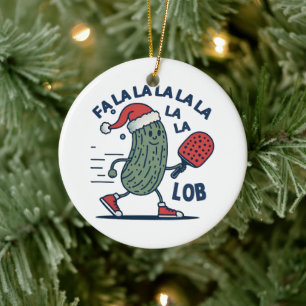 Adorno De Cerámica Navidades de pelota Fa La La Lob