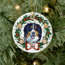 Navidades de Perro de Montaña de Bernese