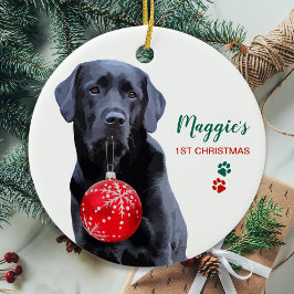Adorno De Cerámica Navidades de perros callejeros personalizados del 