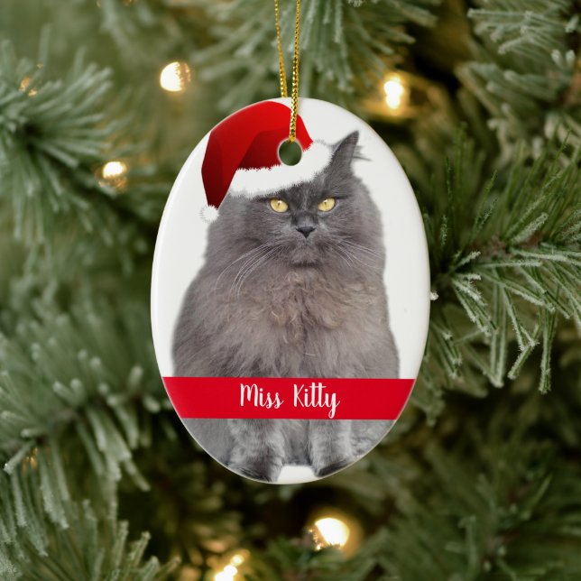 Adorno De Cerámica Navidades de perros felinos Mascotas personalizado (Árbol)
