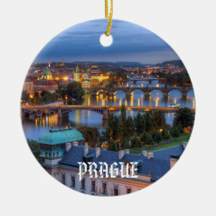 Adorno De Cerámica Navidades de Personalizable de Praga