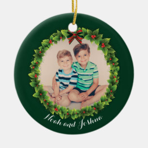Adorno De Cerámica Navidades de personalizado con foto satírica pers