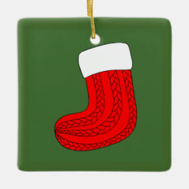 Adorno De Cerámica Navidades de pie