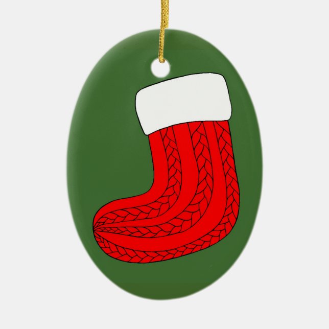 Adorno De Cerámica Navidades de pie (Frente)