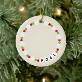 Adorno De Cerámica Navidades de pulsera de amistad Noel