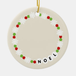 Adorno De Cerámica Navidades de pulsera de amistad Noel