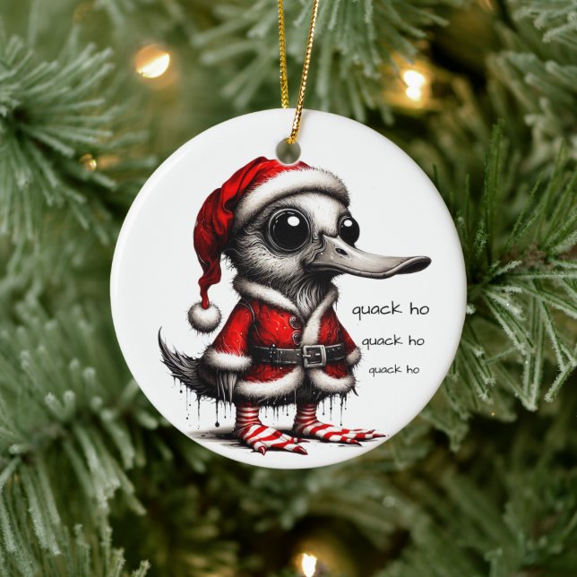 Adorno De Cerámica Navidades de Quack Ho Duck (Árbol)