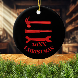 Adorno De Cerámica Navidades de Red Carpenter Tools 2022