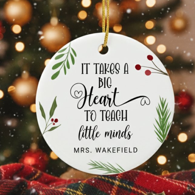 Adorno De Cerámica Navidades de regalo de agradecimiento al profesor  (Subido por el creador)