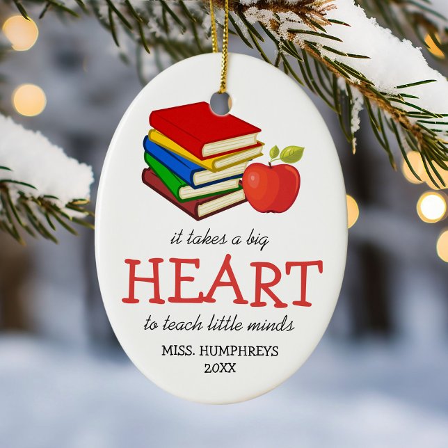 Adorno De Cerámica Navidades de regalo para profesores (Subido por el creador)