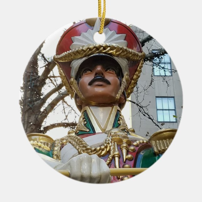 Adorno De Cerámica Navidades de Rockefeller - Soldado de juguete (Frente)
