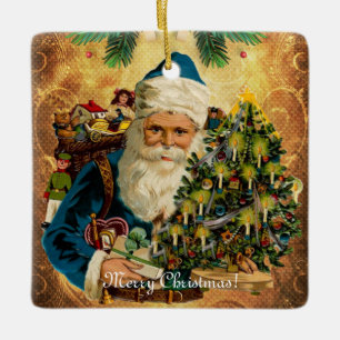 Adorno De Cerámica Navidades de San Nicolás (Santa Claus) 
