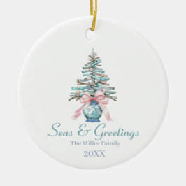 Adorno De Cerámica Navidades de Seas & Greetings Chinoiserie Driftwoo