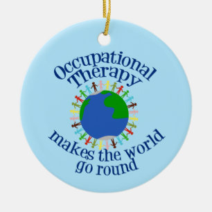 Adorno De Cerámica Navidades de Terapia Ocupacional Cuesta