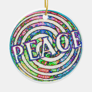Adorno De Cerámica Navidades de Trippy Peace