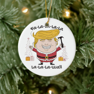 Adorno De Cerámica Navidades de Trump