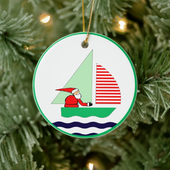 Adorno De Cerámica Navidades de vela (Árbol)