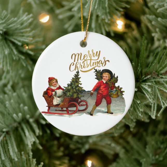 Adorno De Cerámica Navidades de Victoria (Árbol)