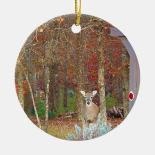 Adorno De Cerámica Navidades Deer