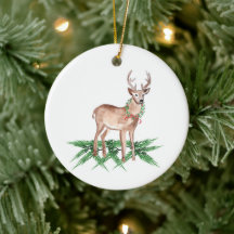 Navidades Deer Ornament