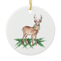 Navidades Deer Ornament