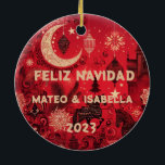 Adorno De Cerámica Navidades del amor: un romántico español<br><div class="desc">Presentamos nuestro último producto, la colección de velas perfumadas "Celestial Harmony"! 🕯️ sumergirse en un mundo de tranquilidad gracias a las velas que se esparcen a mano que te transportan a un entorno de relajación relajante. 🌌 🌿 Elaboradas con cera de soja premium e infundidas con los aromas tranquilizadores de...</div>