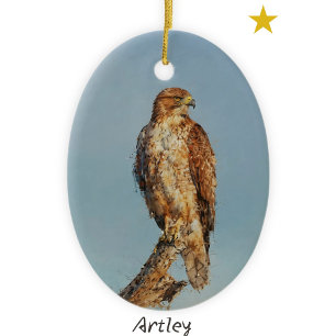 Adorno De Cerámica Navidades del año del Personalizado de pintura de 