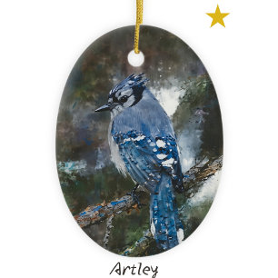 Adorno De Cerámica Navidades del año del Personalizado de pintura de 