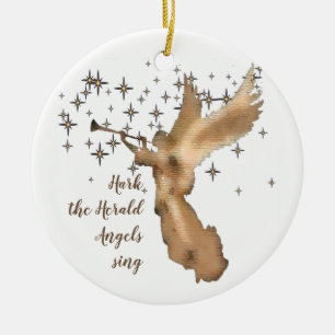 Adorno De Cerámica Navidades del cantante Hark the Herald Angels