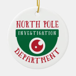 Adorno De Cerámica Navidades del Departamento de Investigación del Po