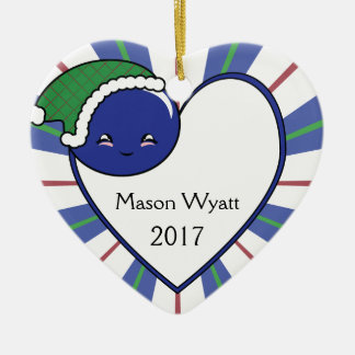Adorno De Cerámica Navidades del Kawaii Blueberry Basket (Boy) 2017