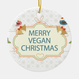 Adorno De Cerámica Navidades del Vegan