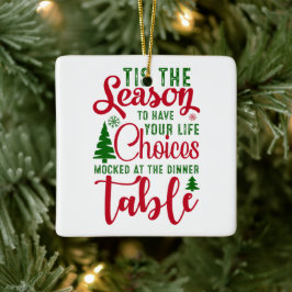 Adorno De Cerámica Navidades diseñan la temporada de elecciones