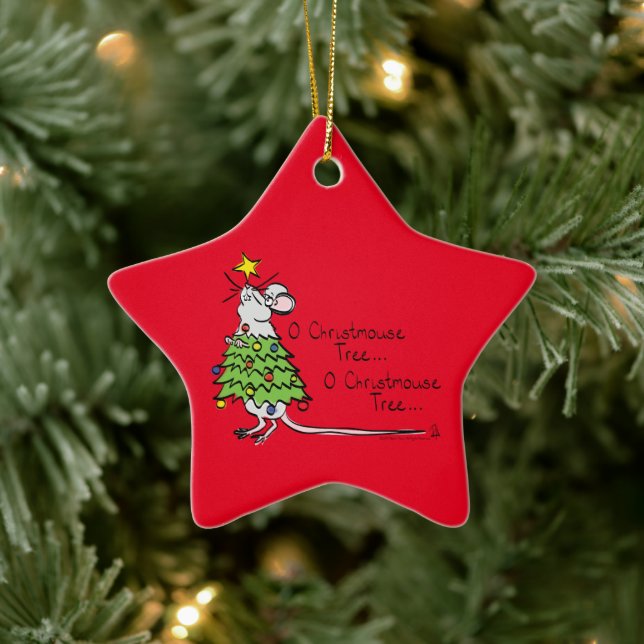 Adorno De Cerámica Navidades divertidos adornan el Personalizado del  (Árbol)