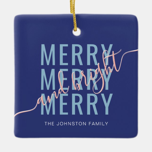 Adorno De Cerámica Navidades elegantes y luminosos (Anverso)