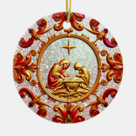 Adorno De Cerámica NAVIDADES ~ En el Estable ~