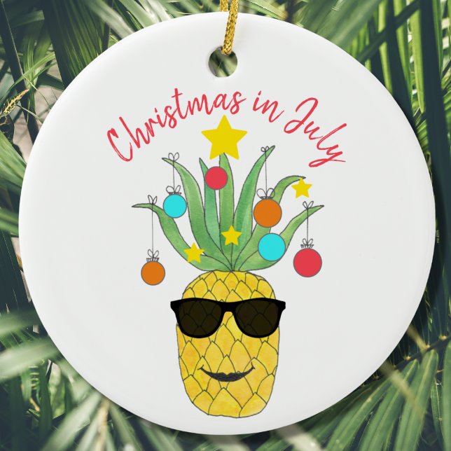 Adorno De Cerámica Navidades En Julio (Subido por el creador)