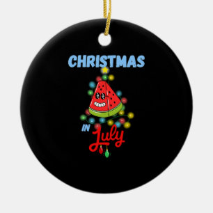 Adorno De Cerámica navidades en july divertidos diseños de verano de