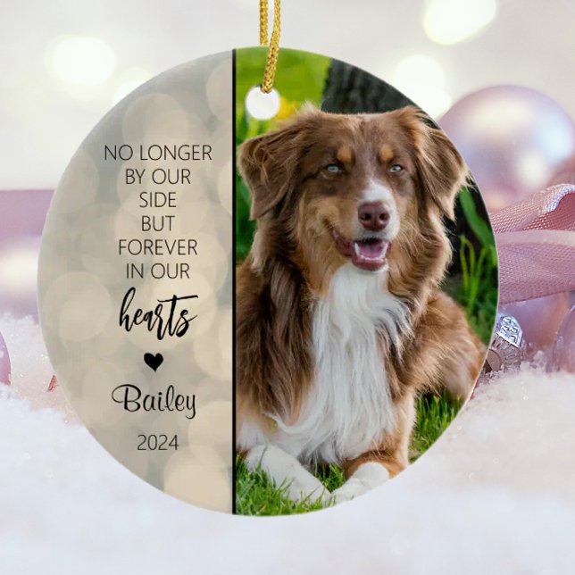 Adorno De Cerámica Navidades en memoria de perros personalizados (Subido por el creador)