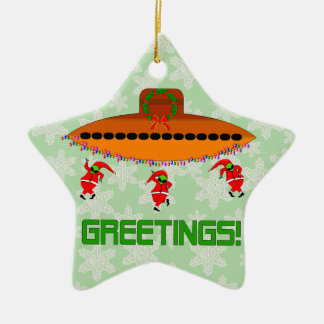 Adorno De Cerámica Navidades extranjeros