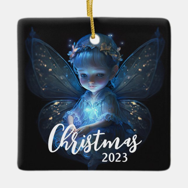 Adorno De Cerámica Navidades Fairy (Anverso)