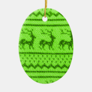 Adorno De Cerámica Navidades feos Patrón de sudoración