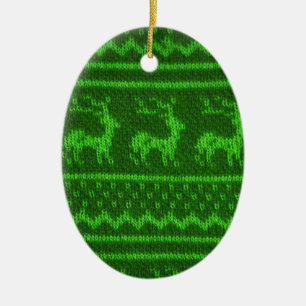 Adorno De Cerámica Navidades feos Patrón de sudoración