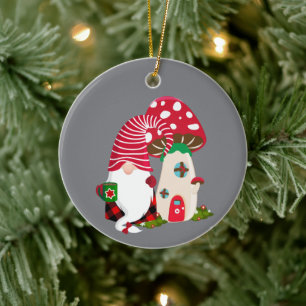 Adorno De Cerámica navidades festivos Holiday gnome agregar sentimien