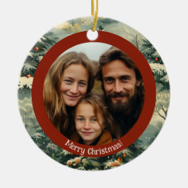 Adorno De Cerámica Navidades fotográficos clásicos de árbol de Navida